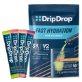 DripDrop Sunburst Variety Pack Electrolyte Powder, 8 oz sticks, 16 count - HVAV