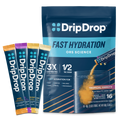 DripDrop Tropical Variety Pack Electrolyte Powder, 8 oz sticks, 16 count - 6G86