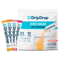 DripDrop Zero Sugar Citrus Variety Pack Electrolyte Powder, 8 oz sticks, 32 count - G8H0