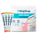 DripDrop Zero Sugar Classic Variety Pack Electrolyte Powder, 8 oz sticks, 32 count - K07R