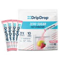 DripDrop Zero Sugar Strawberry Lemonade Electrolyte Powder, 8 oz sticks, 32 count - 49IX