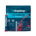DripDrop Cherry Electrolyte Powder, 8 oz sticks, 32 count - 0E5M